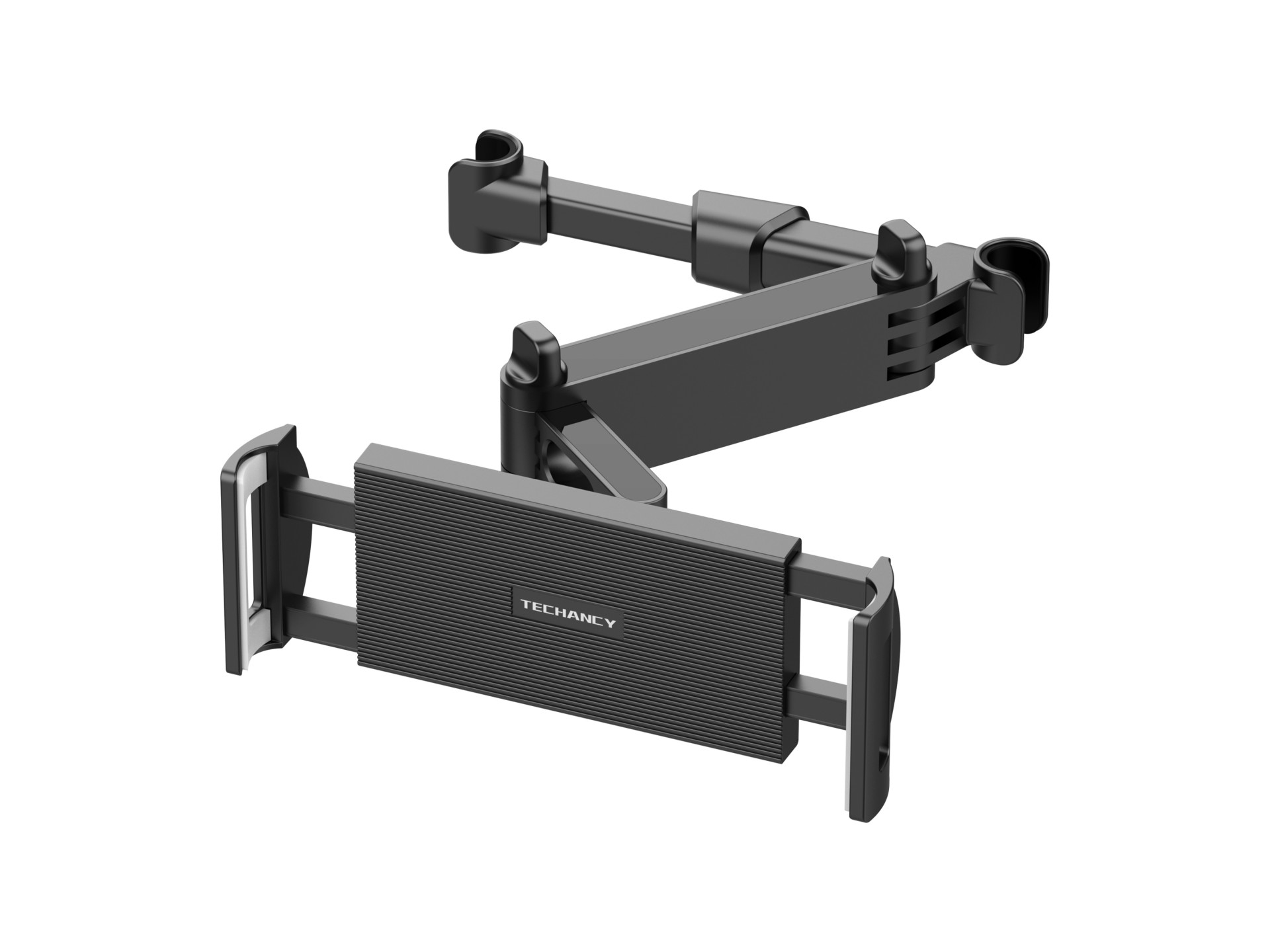Techancy Supporto da auto posteriore TI2344 Triplo pieghevole Rotazione 360° Regolabile Stabile Comp Techancy Supporto da auto posteriore TI2344 Triplo pieghevole Rotazione 360° Regolabile Stabile Comp