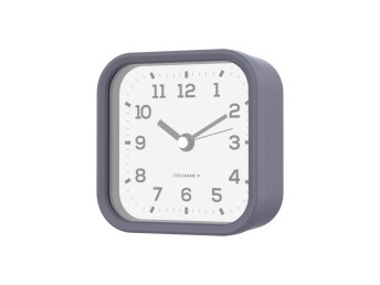 Techancy Mini Despertador de Mesa ME2623 Silencioso Numeros Grandes Espelho HD Corpo ABS Portatil pa