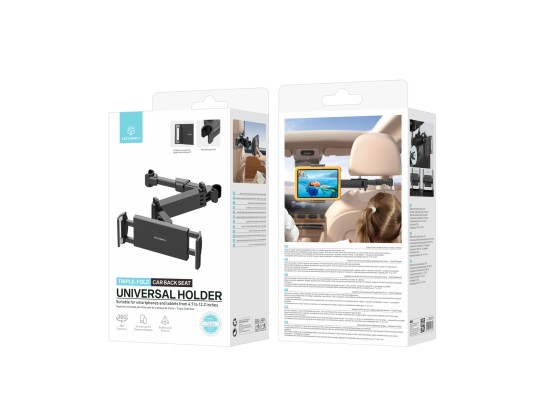 Techancy Supporto da auto posteriore TI2344 Triplo pieghevole Rotazione 360° Regolabile Stabile Comp Techancy Supporto da auto posteriore TI2344 Triplo pieghevole Rotazione 360° Regolabile Stabile Comp