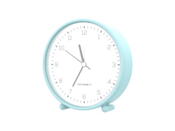 Techancy Mini Despertador de Mesa ME2624 Silencioso Numeros Grandes Espelho HD Corpo ABS Portatil pa