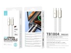 Techancy USB-C to USB-C Data Cable 60W TB1804 Fast Charging PD Locked Durable for Mobile Phones and Techancy USB-C to USB-C Data Cable 60W TB1804 Fast Charging PD Locked Durable for Mobile Phones and