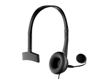 Techancy Single-Ear Wired Headset with 3.5mm Jack TH5232 con micrófono con cancelación de ruido para Techancy Single-Ear Wired Headset with 3.5mm Jack TH5232 con micrófono con cancelación de ruido para