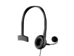 Techancy Auricular Unilateral com Fio 3.5mm TH5232 com Microfone Cancelamento de Ruido para Call Cen