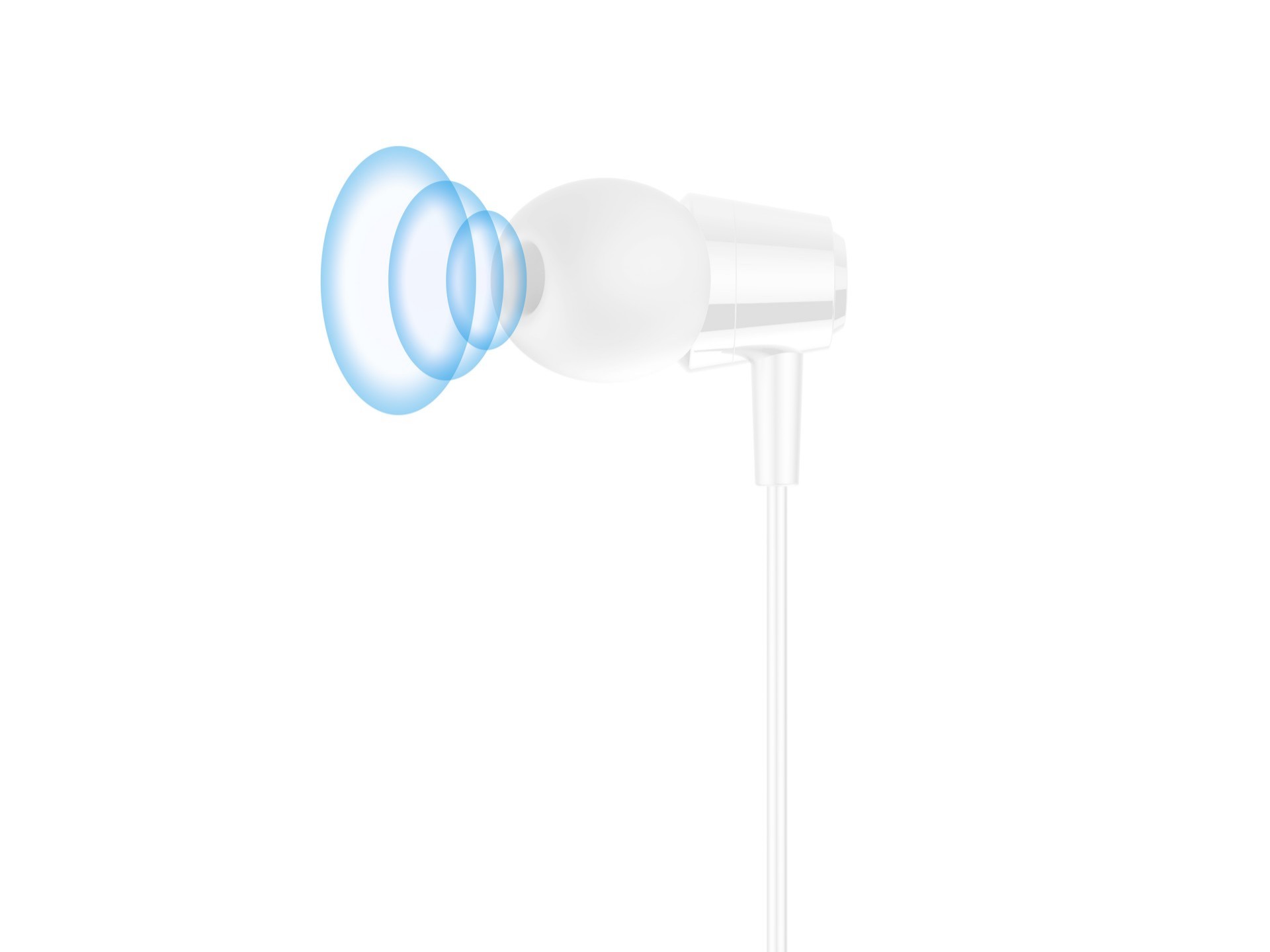 Techancy Wired In-Ear Headphones 3.5mm TD8025 Stereo Comfortable Clear Sound with In-Line Control fo
