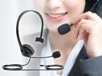 Techancy Auricular Unilateral com Fio 3.5mm TH5232 com Microfone Cancelamento de Ruido para Call Cen