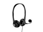 Techancy Wired Binaural Headset with 3.5mm TH5233 con microfono con cancellazione del rumore per cal Techancy Wired Binaural Headset with 3.5mm TH5233 con microfono con cancellazione del rumore per cal