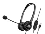 Techancy Wired USB Headset TH5234 with Noise-Cancelling Microphone for Call Centres, Office, Online Techancy Wired USB Headset TH5234 with Noise-Cancelling Microphone for Call Centres, Office, Online