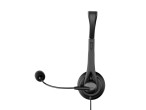 Techancy Auricular Unilateral com Fio 3.5mm TH5232 com Microfone Cancelamento de Ruido para Call Cen