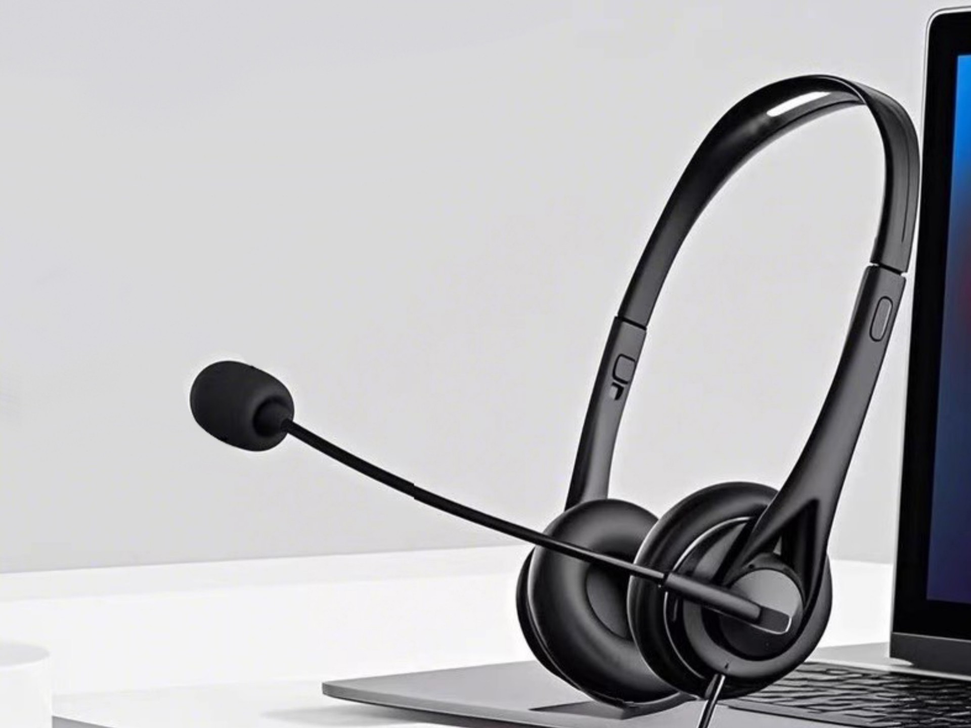 Techancy Wired USB Headset TH5234 with Noise-Cancelling Microphone for Call Centres, Office, Online Techancy Wired USB Headset TH5234 with Noise-Cancelling Microphone for Call Centres, Office, Online