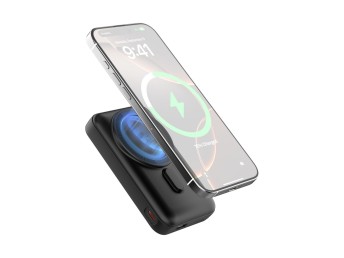 Techancy Magnetic Wireless Power Bank 10000mAh TF2804 batería externa inalámbrica magnética con carg Techancy Magnetic Wireless Power Bank 10000mAh TF2804 batería externa inalámbrica magnética con carg