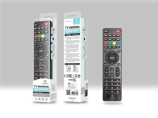 Techancy Comando Tv Universal TU2400 Preto Techancy Comando Tv Universal TU2400 Preto