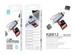Techancy Card Reader KJ8812 USB-A + USB-C 2-in-1 for TF SD Cards Plug and Play Compatible with Mobil Techancy Card Reader KJ8812 USB-A + USB-C 2-in-1 for TF SD Cards Plug and Play Compatible with Mobil