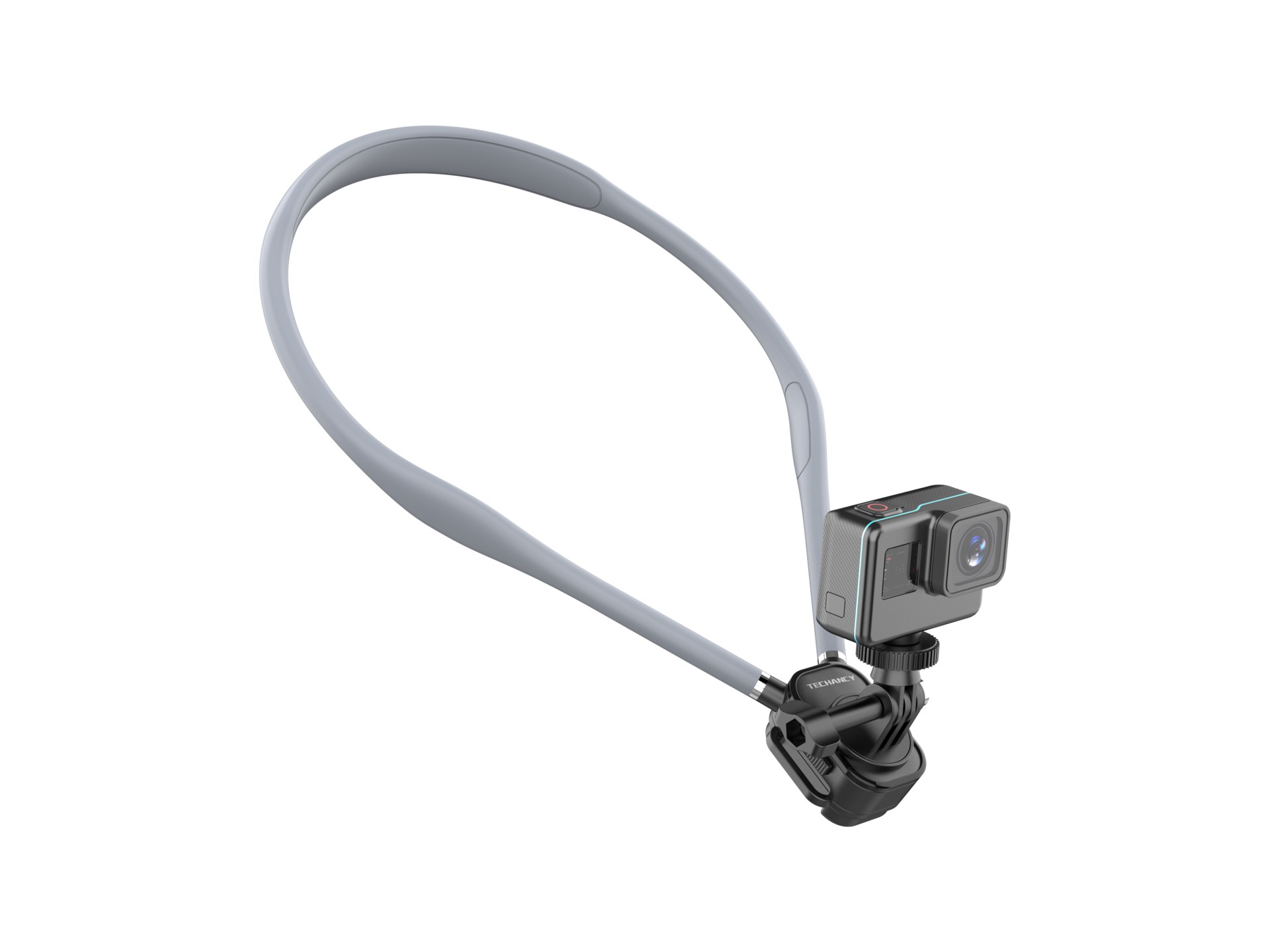 Techancy Supporto da Collo TI2346 per Fotocamere e Smartphone con Braccio Flessibile da 70 cm, Mani 