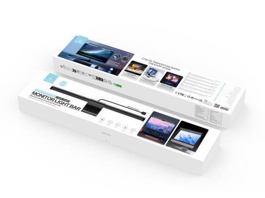 Techancy Monitor Light Bar KR1504 with Touch Control, 3 Colour Temperatures, USB Powered, for Office Techancy Monitor Light Bar KR1504 with Touch Control, 3 Colour Temperatures, USB Powered, for Office