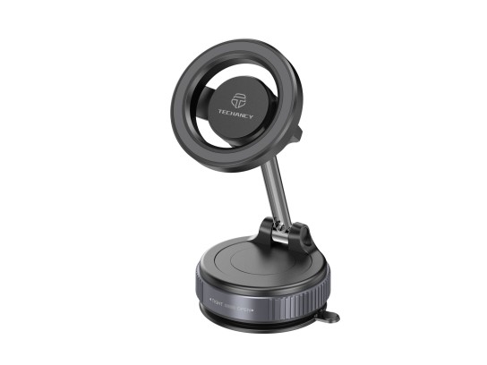 Techancy Supporto Magnetico per Smartphone da Auto TI2348 con Ventosa a Vuoto, Compatibile con MagSa Techancy Supporto Magnetico per Smartphone da Auto TI2348 con Ventosa a Vuoto, Compatibile con MagSa