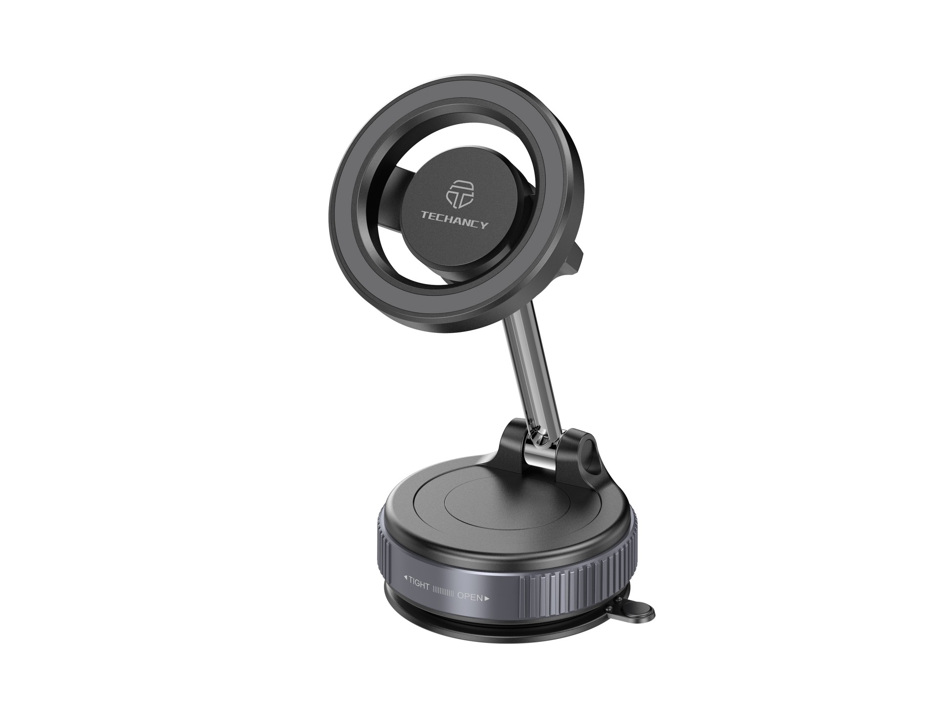 Techancy Supporto Magnetico per Smartphone da Auto TI2348 con Ventosa a Vuoto, Compatibile con MagSa Techancy Supporto Magnetico per Smartphone da Auto TI2348 con Ventosa a Vuoto, Compatibile con MagSa