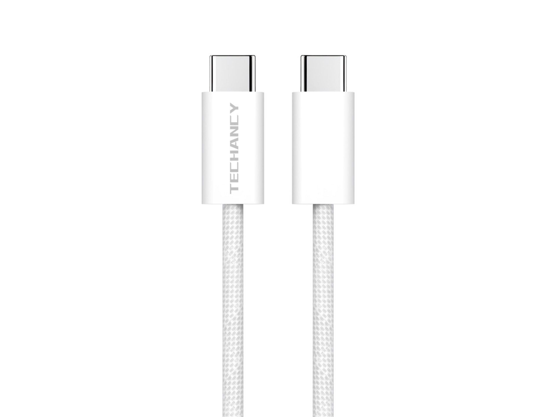 Techancy TB4764 USB-C to USB-C Cable, 1m, PD 60W, Braided, Fast Charging, Compatible with Smartphone Techancy TB4764 USB-C to USB-C Cable, 1m, PD 60W, Braided, Fast Charging, Compatible with Smartphone
