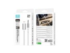 Techancy KQ2604 Cable de Audio Digital de 8 Pines a 3,5mm, 1m, Trenzado, Compatible con Smartphones,