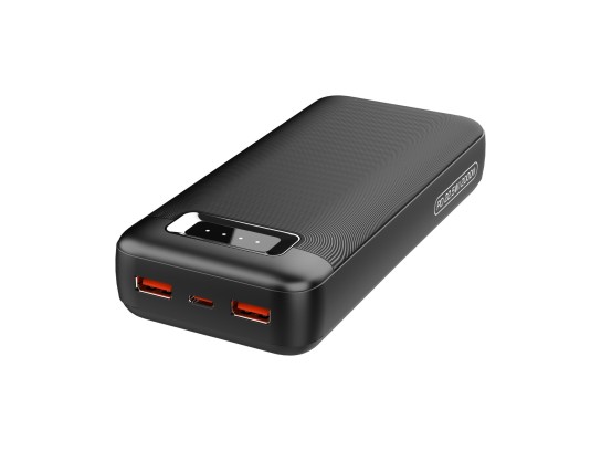 Techancy TF2806 Power Bank da 20000mAh PD 22,5W con USB-C e 2 Porte USB, Indicatore LED, Compatibile