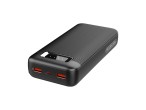Techancy TF2806 Power Bank da 20000mAh PD 22,5W con USB-C e 2 Porte USB, Indicatore LED, Compatibile