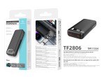 Techancy TF2806 Power Bank da 20000mAh PD 22,5W con USB-C e 2 Porte USB, Indicatore LED, Compatibile