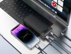 Techancy TF2806 Power Bank da 20000mAh PD 22,5W con USB-C e 2 Porte USB, Indicatore LED, Compatibile