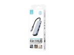 Techancy KT2908 Hub USB-C 4 in 1 con HDMI, PD, USB 3.0 e USB 2.0, Compatibile con Computer e Smartph Techancy KT2908 Hub USB-C 4 in 1 con HDMI, PD, USB 3.0 e USB 2.0, Compatibile con Computer e Smartph