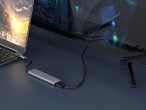 Techancy KT2909 Hub USB-C 6 in 1 con HDMI, PD, USB 3.0/2.0 e Lettore di Schede TF/SD, Compatibile co Techancy KT2909 Hub USB-C 6 in 1 con HDMI, PD, USB 3.0/2.0 e Lettore di Schede TF/SD, Compatibile co