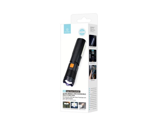 Techancy MO1211 Wiederaufladbare LED-Taschenlampe mit COB-Licht, USB-C, Powerbank-Funktion, Mehreren Techancy MO1211 Wiederaufladbare LED-Taschenlampe mit COB-Licht, USB-C, Powerbank-Funktion, Mehreren