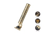 Techancy MN6031 Haarschneider mit Stahlklinge, 18650-Akku, USB-C-Ladung, Metallgehäuse, Gold Techancy MN6031 Haarschneider mit Stahlklinge, 18650-Akku, USB-C-Ladung, Metallgehäuse, Gold