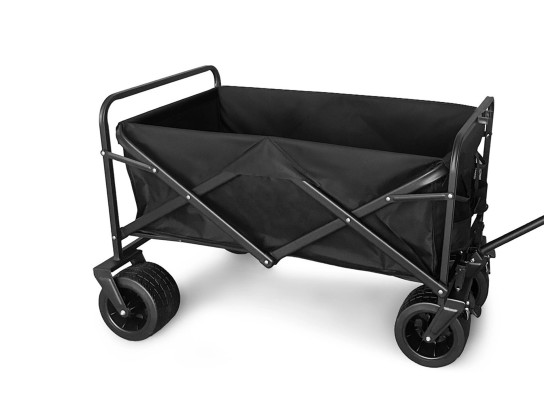 Techancy TM25400 Carrello Pieghevole Multiuso per Campeggio e Spesa, 4 Ruote, Manico Telescopico, Ne Techancy TM25400 Carrello Pieghevole Multiuso per Campeggio e Spesa, 4 Ruote, Manico Telescopico, Ne