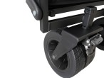 Techancy TM25400 Carrello Pieghevole Multiuso per Campeggio e Spesa, 4 Ruote, Manico Telescopico, Ne Techancy TM25400 Carrello Pieghevole Multiuso per Campeggio e Spesa, 4 Ruote, Manico Telescopico, Ne