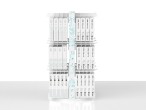 Techancy TF51006 Rotating Display Stand for Accessories, 20 Hooks, 65 x 35cm Rotating Base, White