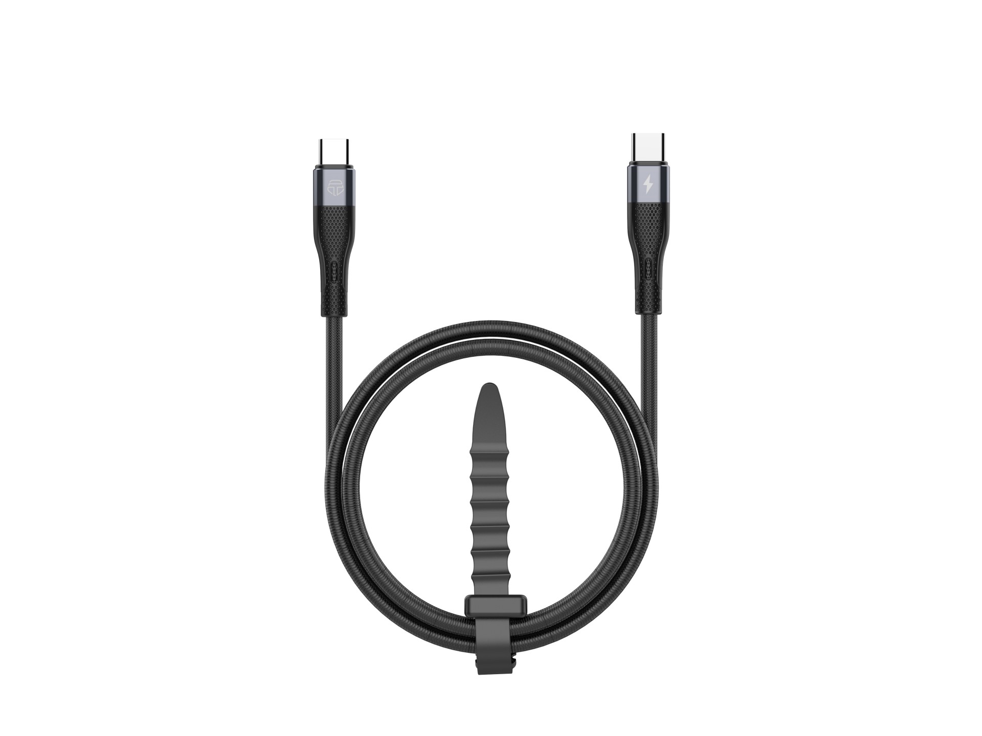 Techancy USB-C-auf-USB-C-Kabel TB1794, 2 m, PD-Schnellladen mit 60 W und Datenübertragung, Stecker a Techancy USB-C-auf-USB-C-Kabel TB1794, 2 m, PD-Schnellladen mit 60 W und Datenübertragung, Stecker a
