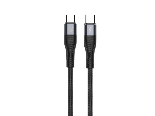 Techancy TB1794 USB-C to USB-C Cable, 2m, 60W PD Fast Charging and Data Transfer, Aluminium Connecto Techancy TB1794 USB-C to USB-C Cable, 2m, 60W PD Fast Charging and Data Transfer, Aluminium Connecto
