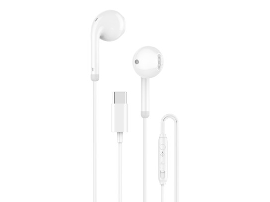 Techancy Auricolari cablati USB-C TD8091, cavo da 1,2 m, audio stereo DSP, microfono HD, comandi sul Techancy Auricolari cablati USB-C TD8091, cavo da 1,2 m, audio stereo DSP, microfono HD, comandi sul