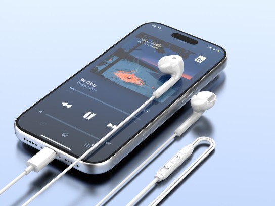 Techancy Auricolari cablati USB-C TD8091, cavo da 1,2 m, audio stereo DSP, microfono HD, comandi sul Techancy Auricolari cablati USB-C TD8091, cavo da 1,2 m, audio stereo DSP, microfono HD, comandi sul