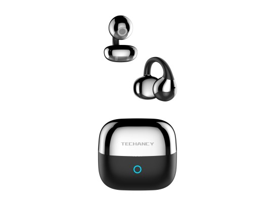 Techancy Écouteurs sans fil à oreilles libres KP2717, Bluetooth 6.0, mini TWS, crochets d'oreille, 4 Techancy Écouteurs sans fil à oreilles libres KP2717, Bluetooth 6.0, mini TWS, crochets d'oreille, 4