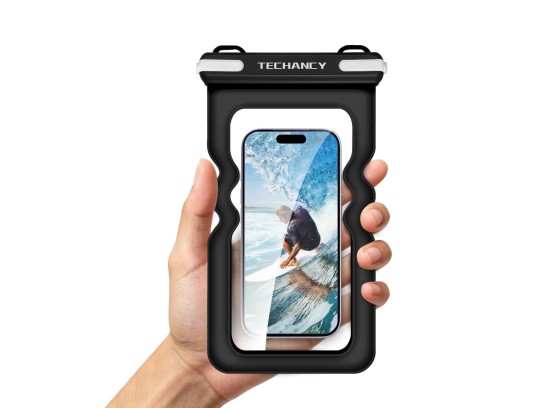 Techancy TU7454 Inflatable Waterproof Phone Pouch, 7 Inch, IPX8, Waterproof to 30m, Floating, Touchs Techancy TU7454 Inflatable Waterproof Phone Pouch, 7 Inch, IPX8, Waterproof to 30m, Floating, Touchs